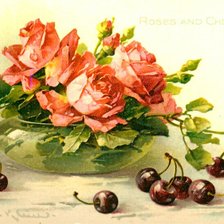 Схема вышивки «Букет в вазе»