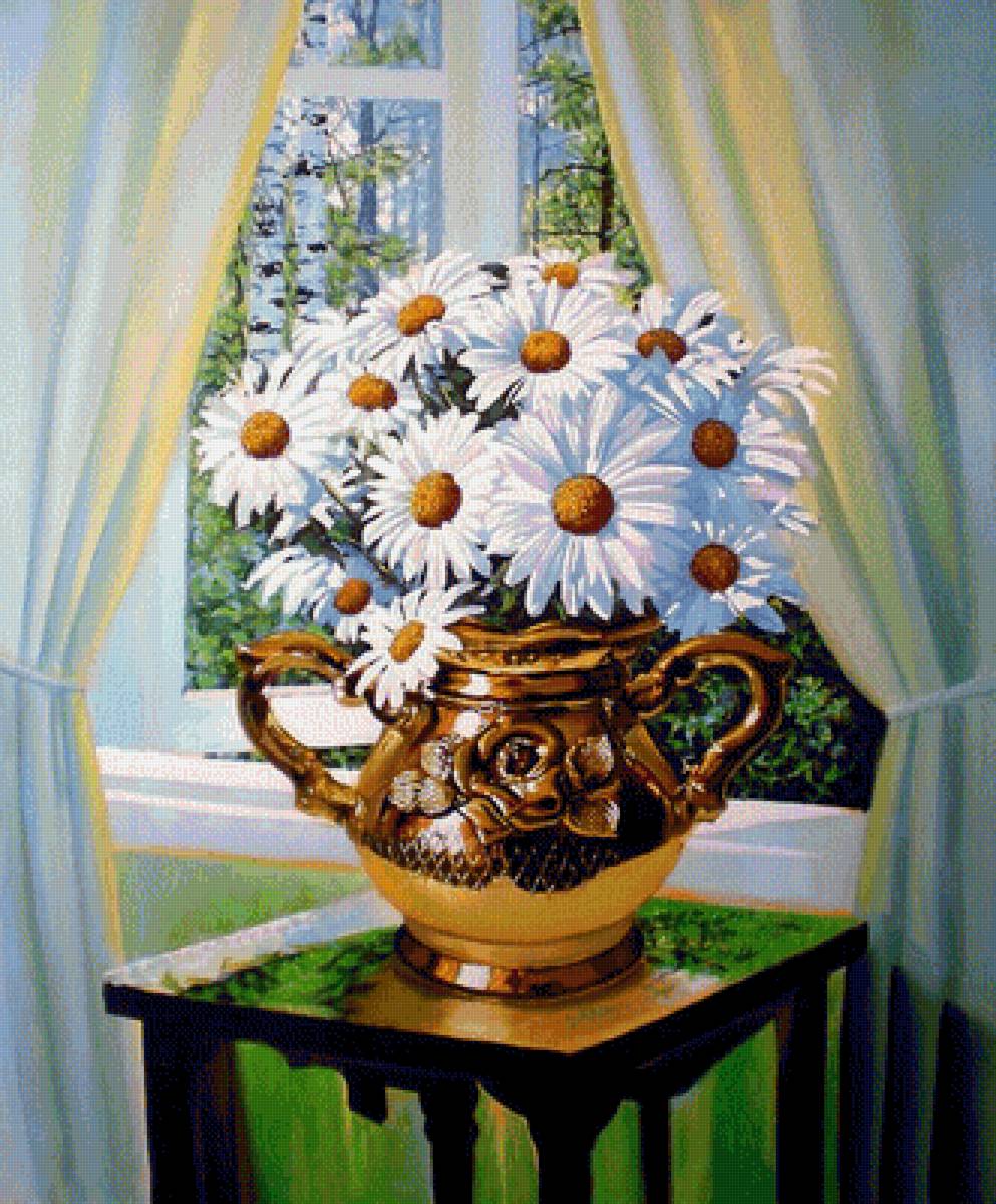 цветы, букет - цветы, букет, ромашки - предпросмотр