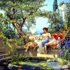 Схема вышивки «полдень»