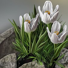 Схема вышивки «Цветы»