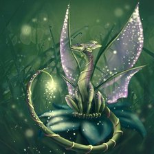 Схема вышивки «дракон»