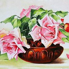 Схема вышивки «Розы»