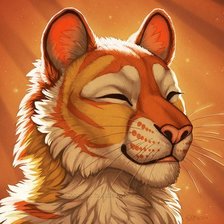 Схема вышивки «тигруля»