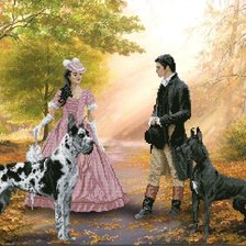 Схема вышивки «Закружилась листва золотая»