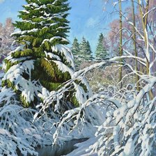 Схема вышивки «По картине А.Герасимова»