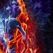 Схема вышивки «Лед и пламень»