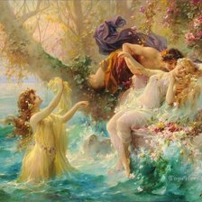 Схема вышивки «люди»