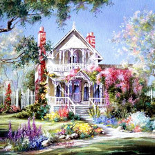 Домик в саду