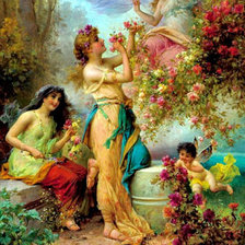 Схема вышивки «люди»