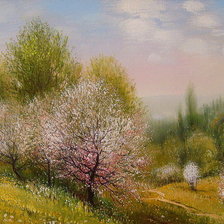 Схема вышивки «ВЕСНА»