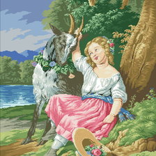 Схема вышивки «олень»