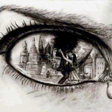 Схема вышивки «отражение»