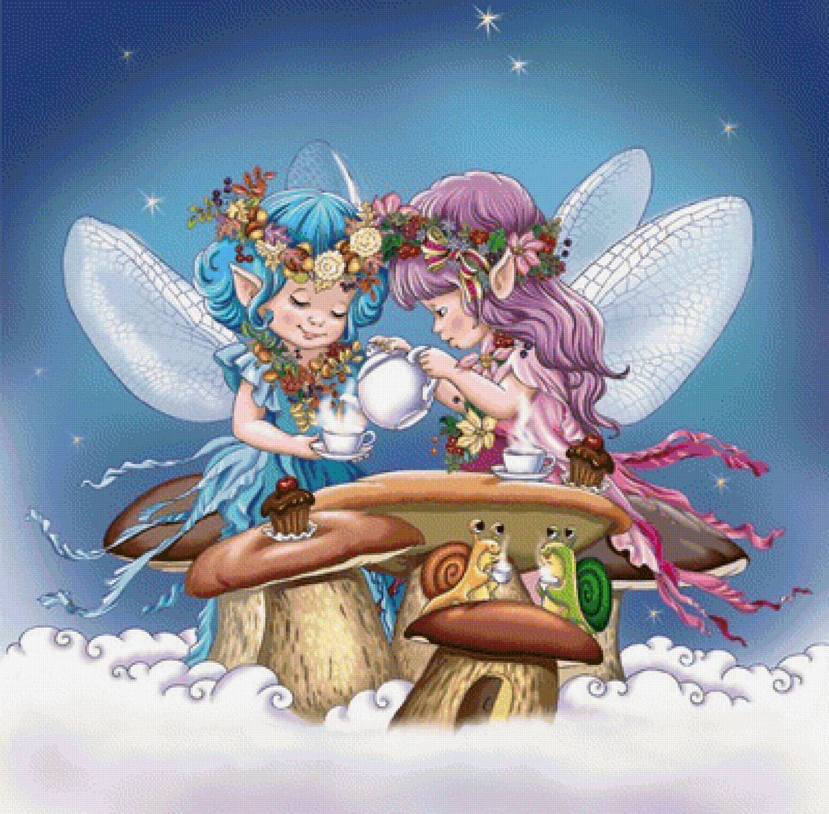 Феи - детское, арт, сказка, фентази, сон - предпросмотр