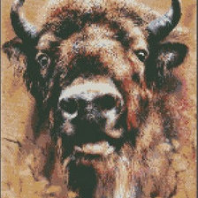Схема вышивки «Бык»