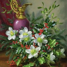 Схема вышивки «цветы»