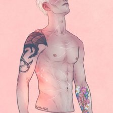 Схема вышивки «Драко Малфой»