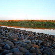 Схема вышивки «Река Кама.»