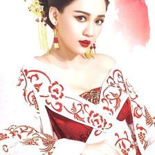 Схема вышивки «девушка»