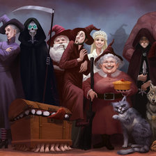 Схема вышивки «Плоский мир»