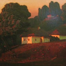 Схема вышивки «Вечер»