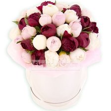 Схема вышивки «пионы»