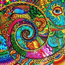 Схема вышивки «Абстракция»