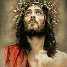 Схема вышивки «Chrystus»