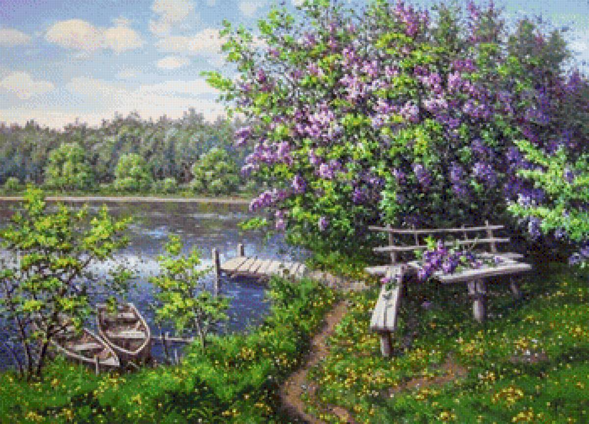 wiosna nad jeziorem - предпросмотр