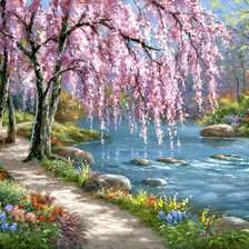 Схема вышивки «Весна»