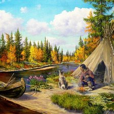 Схема вышивки «Природа»