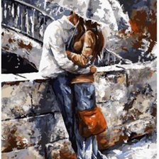 Схема вышивки «влюбленные»