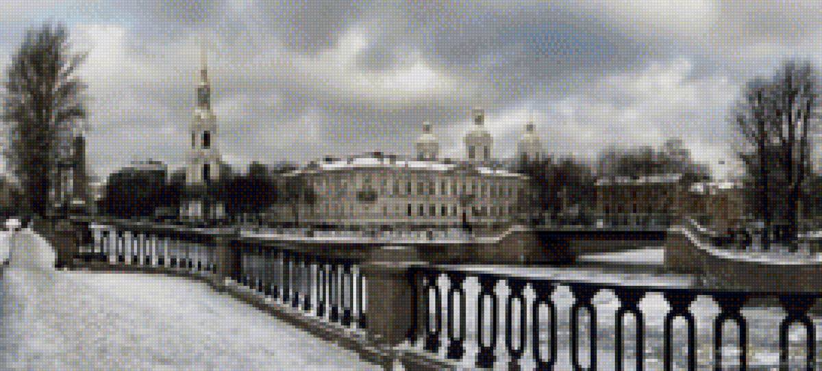 Никольский собор Петербург Крюков канал - каналы, петербург, набережная, собор, зима, город, церковь - предпросмотр