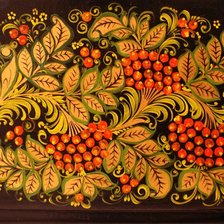 Схема вышивки «хохлома»