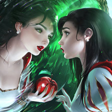 Схема вышивки «Белоснежка»