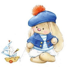 Схема вышивки «Зайка ми морячок 2»