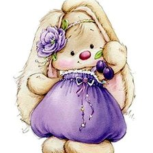 Схема вышивки «зайка ми сирень»