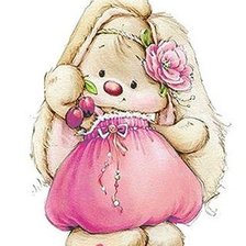 Схема вышивки «зайка сливка»