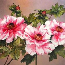 Схема вышивки «Цветы»