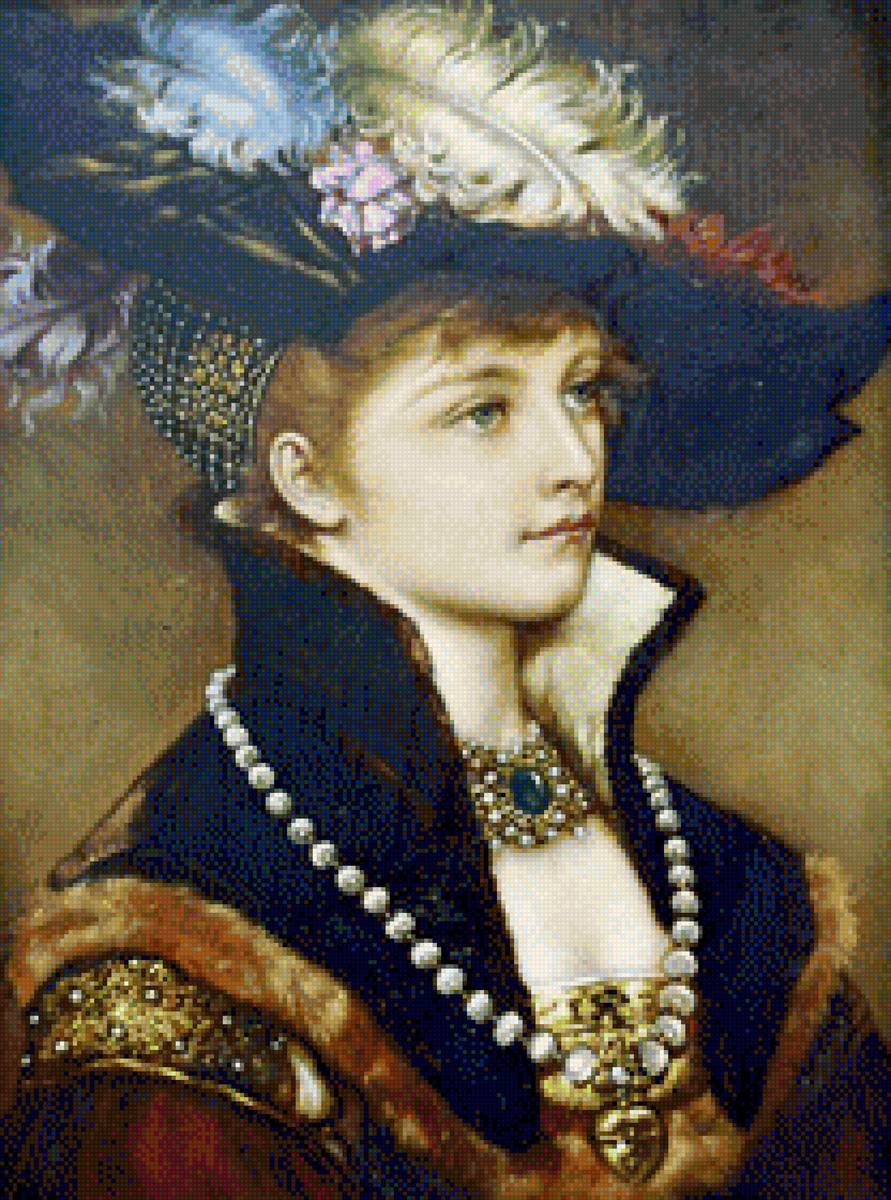 Портрет женщины - портрет - предпросмотр