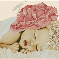 Схема вышивки «малышка»