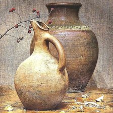 Схема вышивки «Натюрморт с кувшинами.»