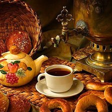 Схема вышивки «Чаепитие2»