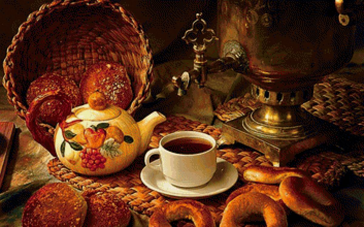 Чаепитие2 - чай посуда - предпросмотр