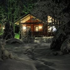 Схема вышивки «Дом»