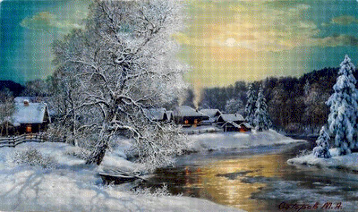 zimowa noc - предпросмотр