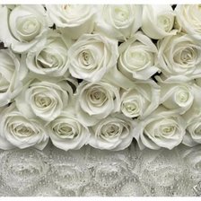 Схема вышивки «3 д розы 8»