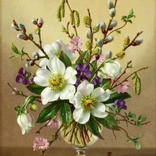 Схема вышивки «Весенний букет»