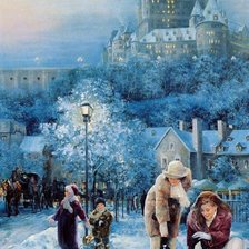 Схема вышивки «Зимняя феерия»