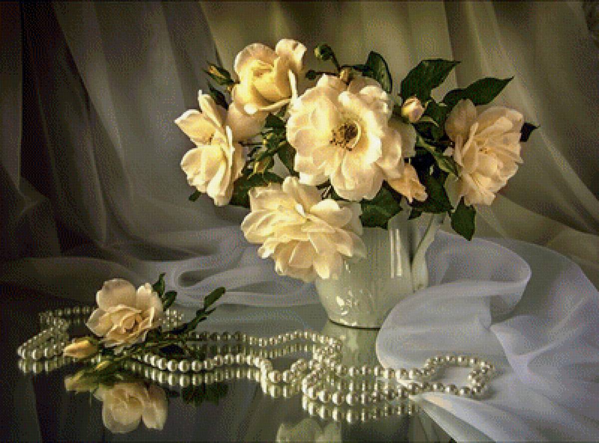 Натюрморт - натюрморт вышивка крестом - предпросмотр