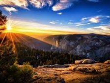 Схема вышивки «Горы»